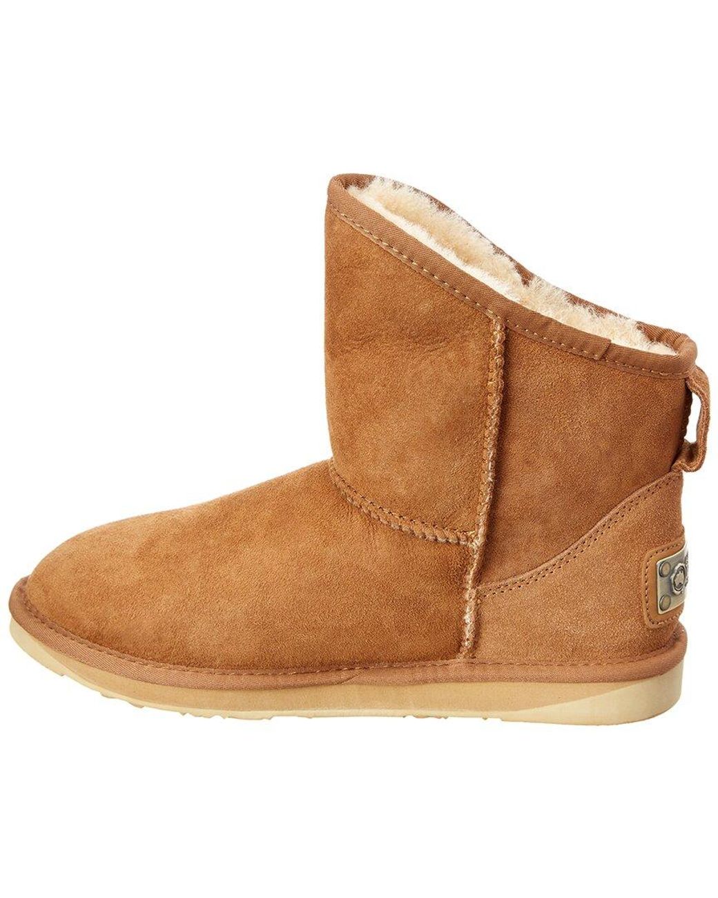 Australia Luxe Brown Cosy X Short Suede Boot