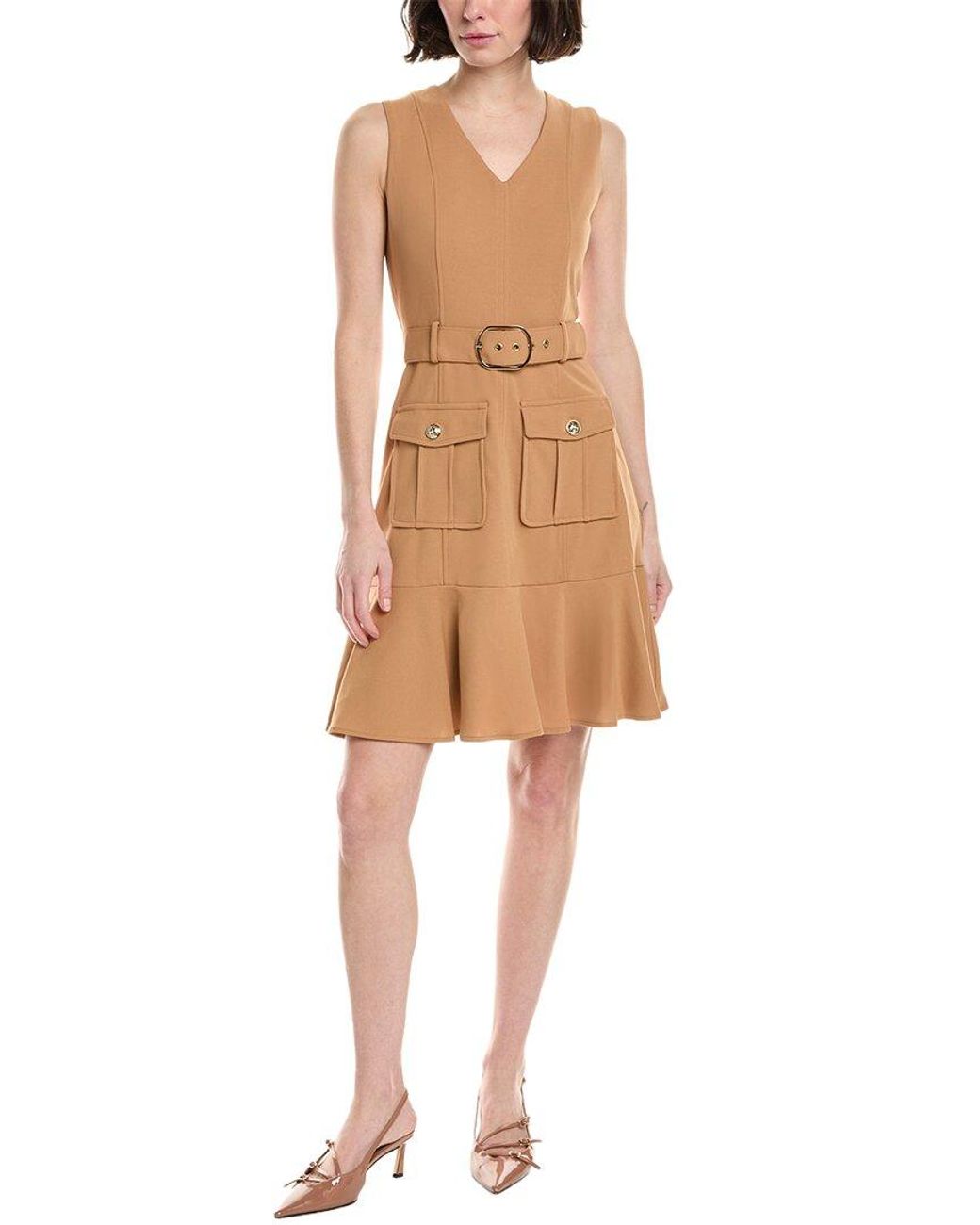 Tahari Natural Mini Dress
