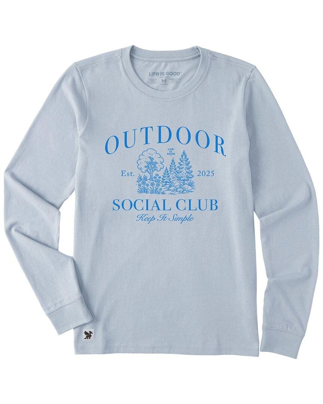 Life Is Good. Blue Crusher T-Shirt