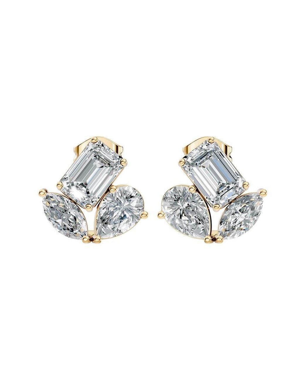 Lab Grown Diamonds White 14K 2.20 Ct. Tw. Lab-Grown Diamond Earrings