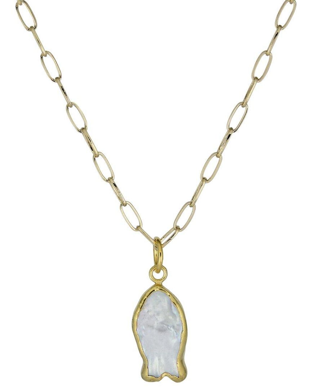 Rachel Reinhardt Jewelry Metallic 14K Plated 15Mm Necklace