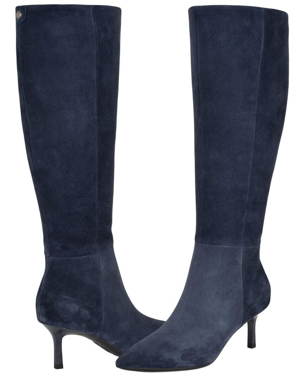Nine West Blue Kimd9X9-Wc Suede Boot