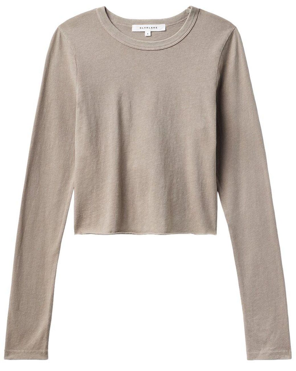 SLVRLAKE Denim Brown Long Sleeve Drift Wood Baby T-Shirt