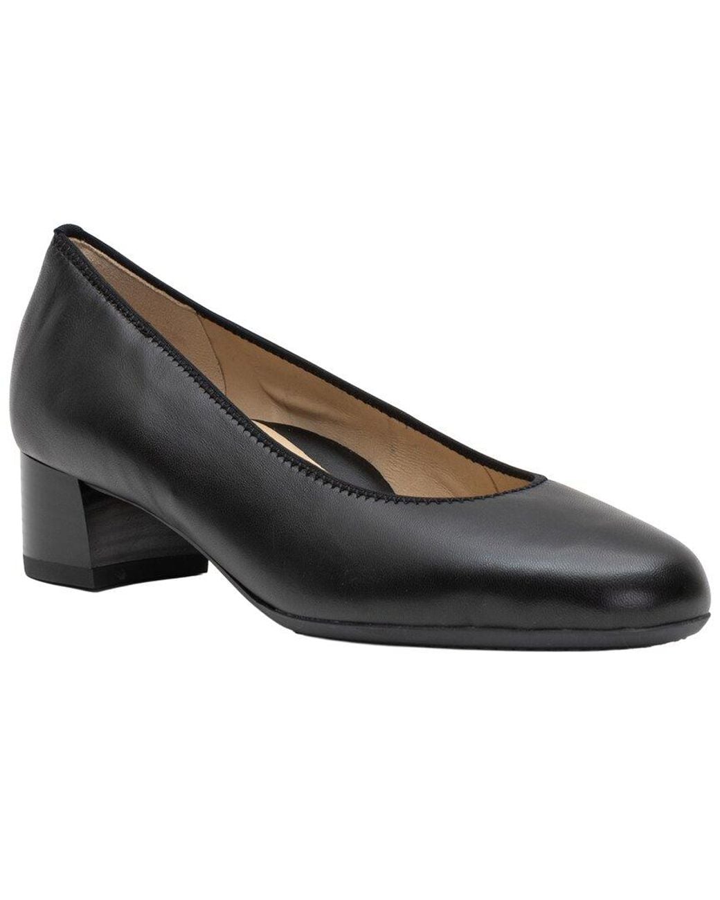 Ara Black Vivian Leather Pump