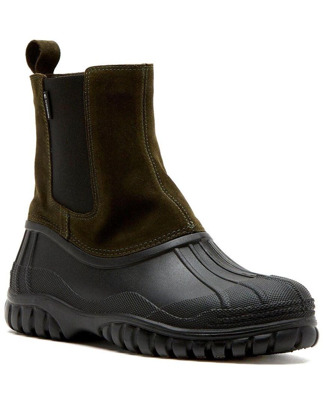 La Canadienne Black Powder Waterproof Suede Boot