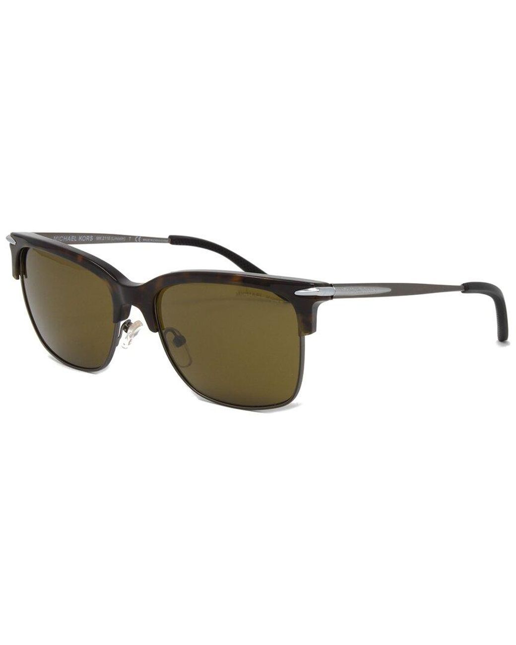 Michael Kors Brown Mk2116 56mm Sunglasses for men