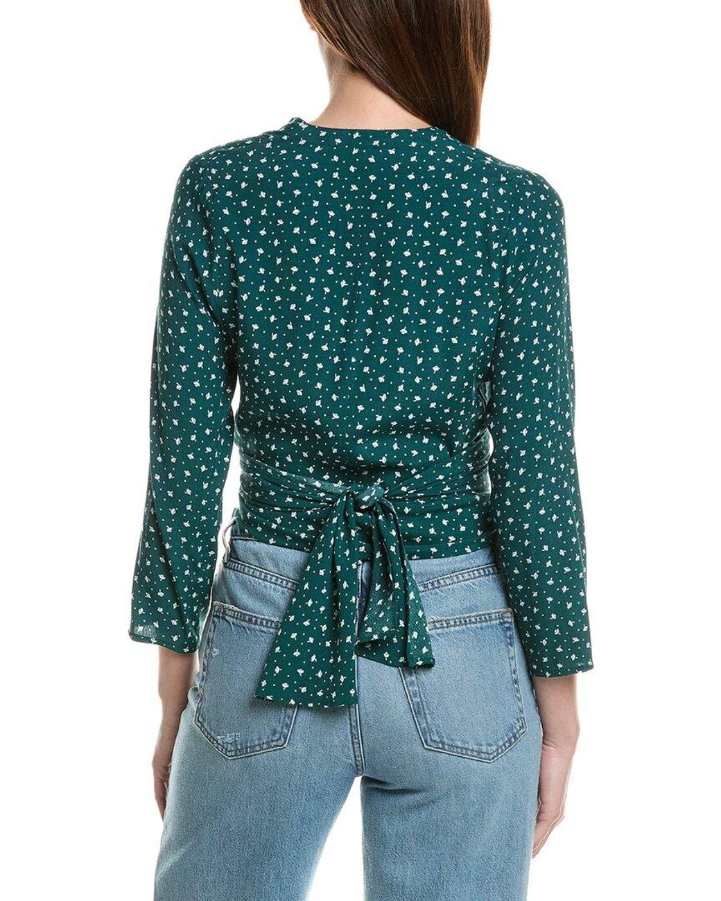 Rolla's Green Delilah Dandelion Blouse