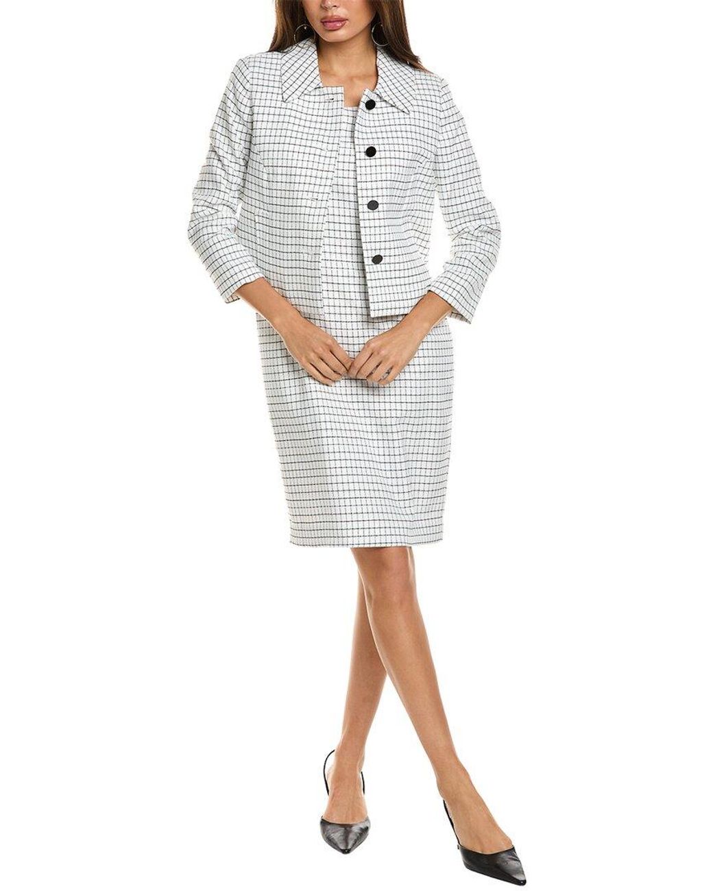 Nipon Boutique 2pc Jacket Dress Set in White Lyst UK