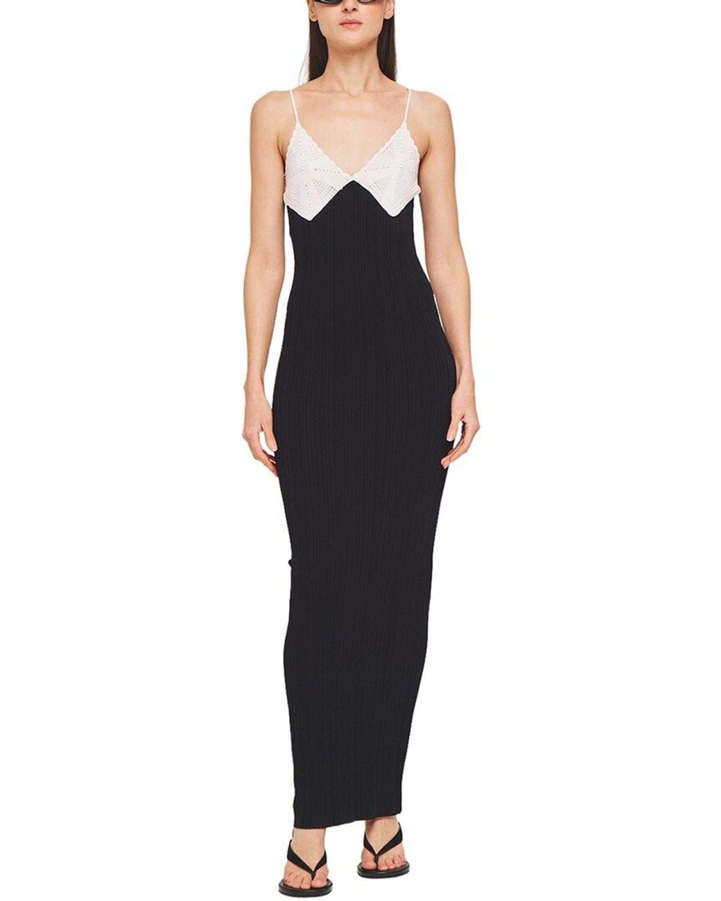 Ronny Kobo Black Amber Knit Dress