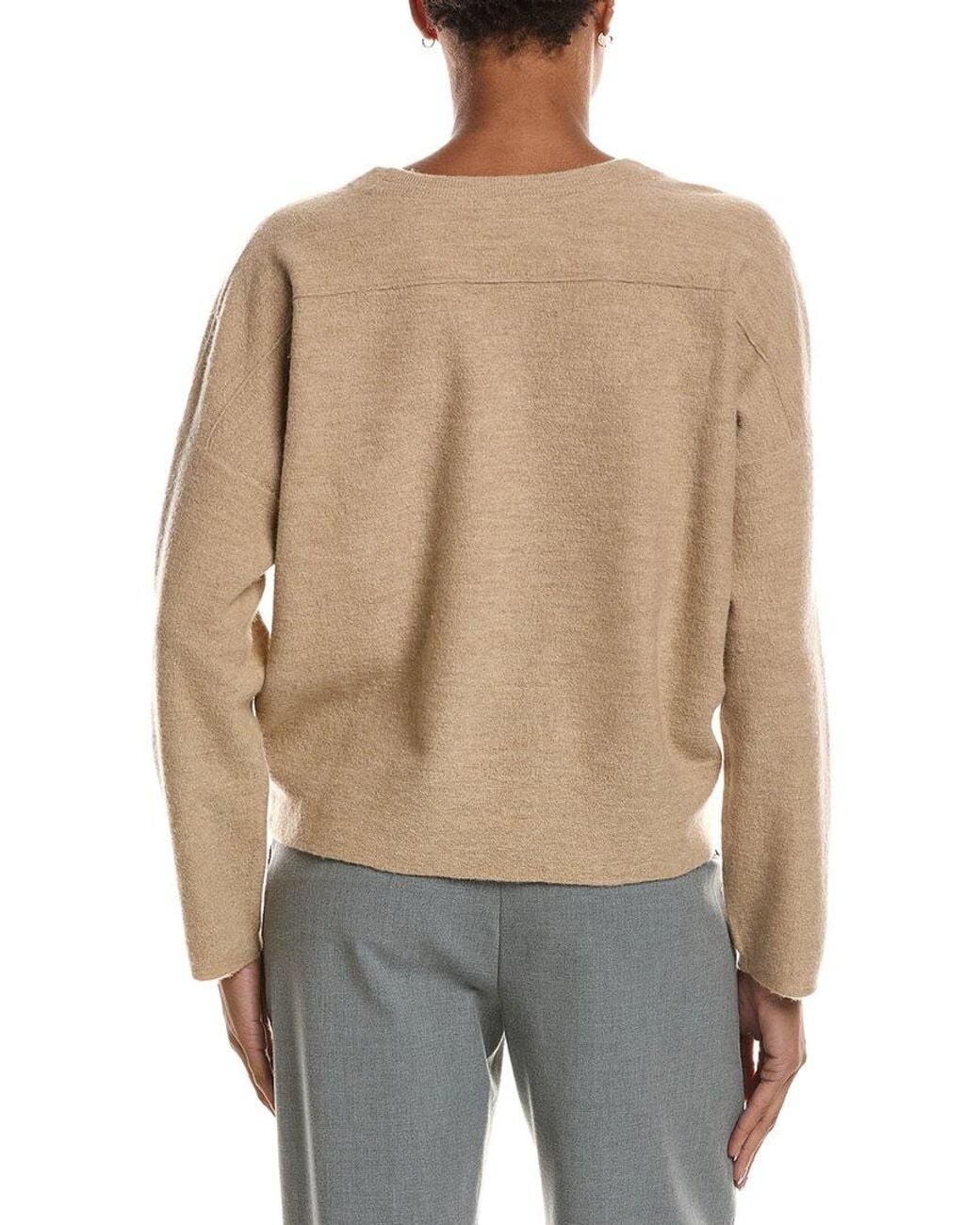 Eileen Fisher Natural Knit Wool Sweater