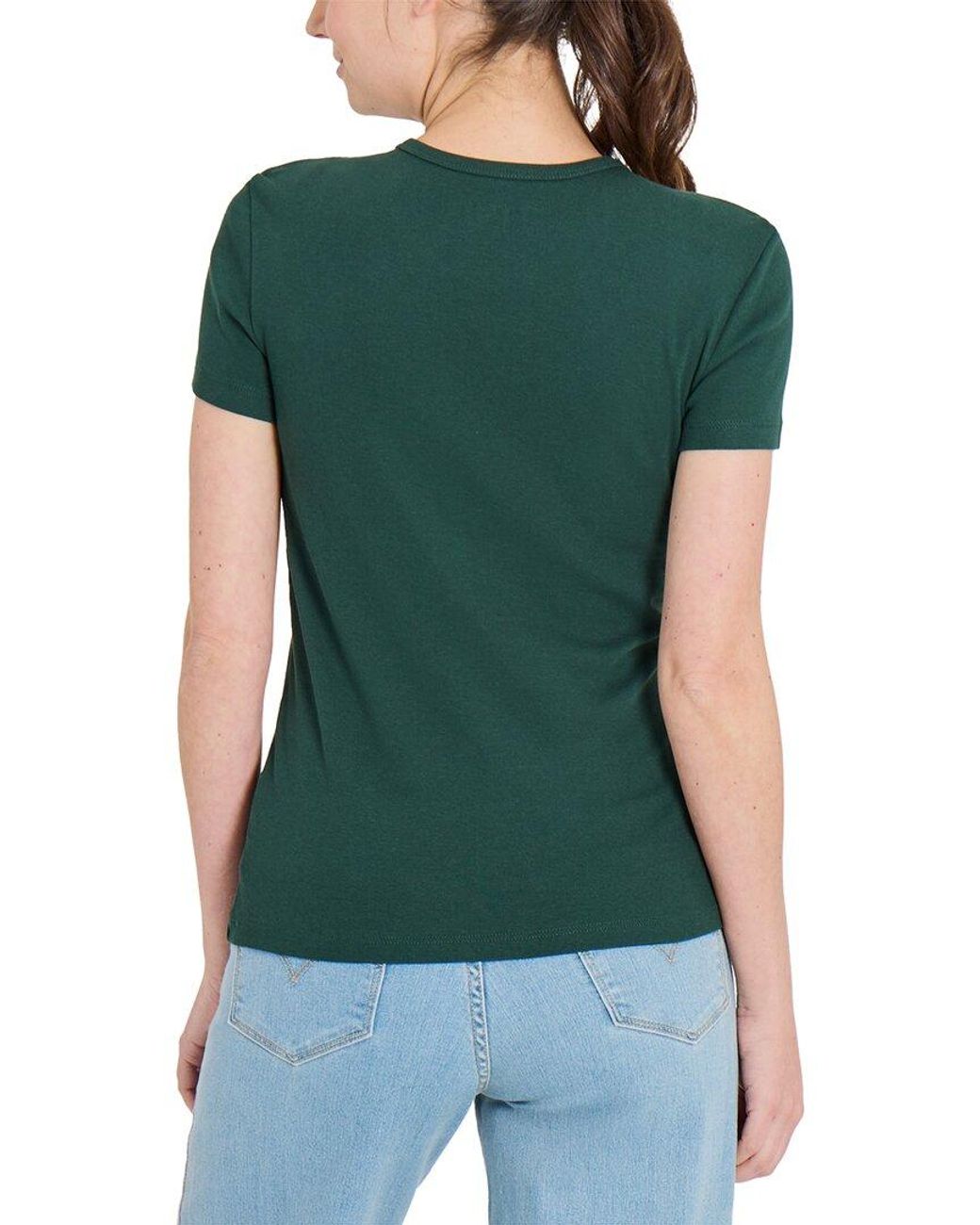 Life Is Good. Green Ribbed T-Shirt