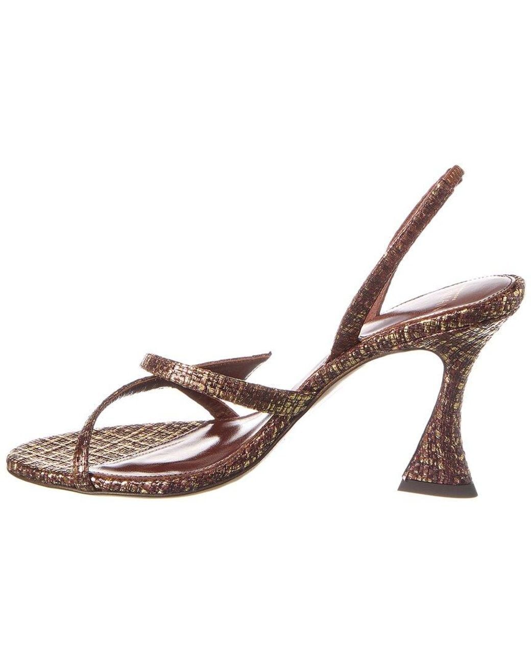 Alexandre Birman Brown Tita Bell 85 Slingback Sandal