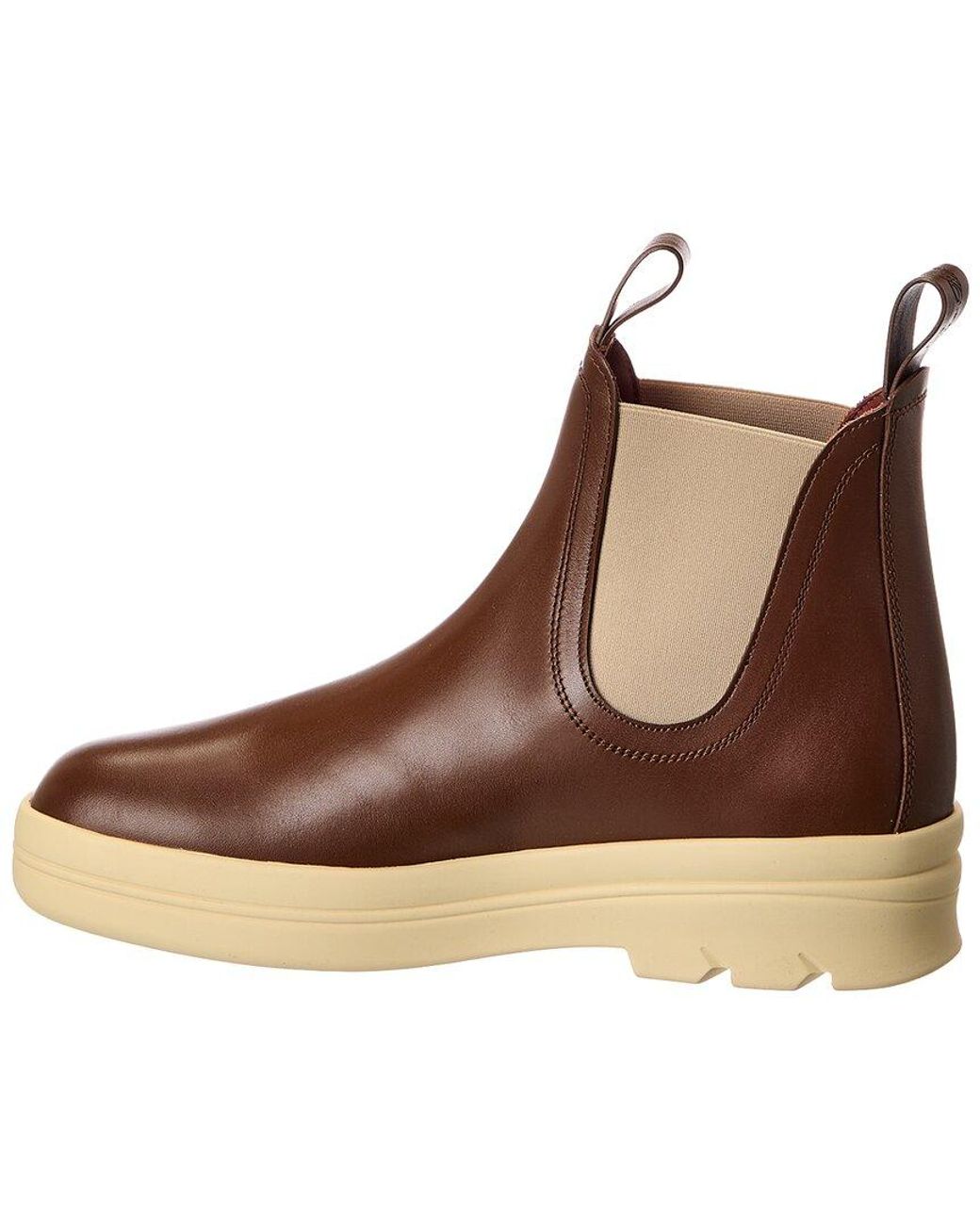 Loro Piana Brown Leather Bootie