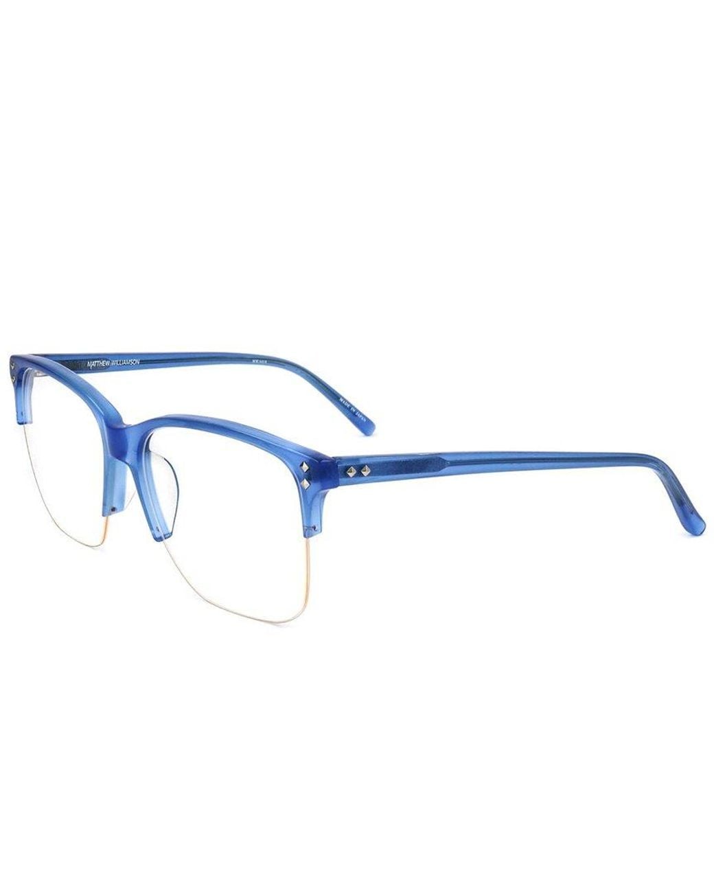 Linda Farrow Blue Matthew Williamson By Linda Farrow Mw60 57Mm Optical Frames