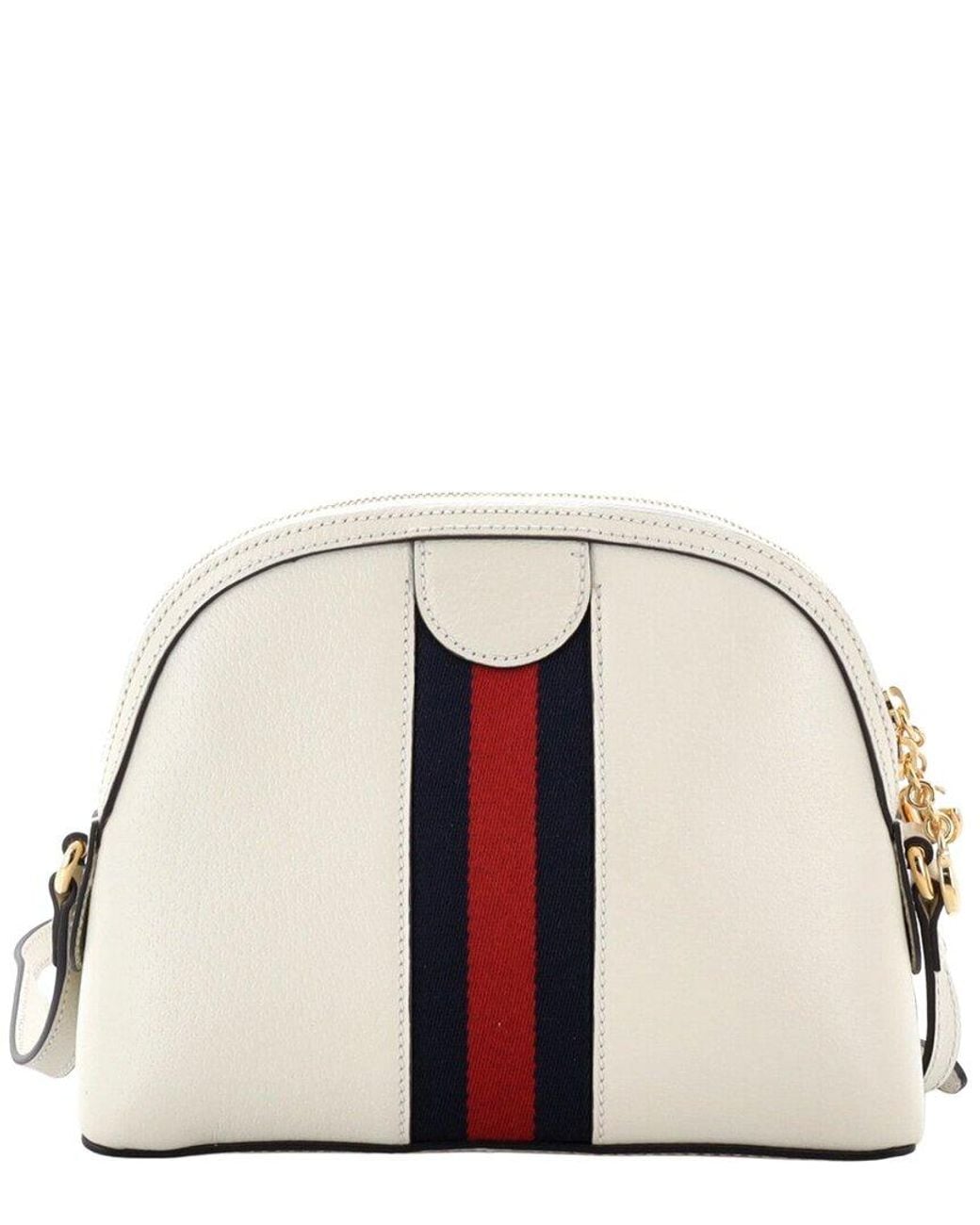 Gucci Pink Leather Ophidia Dome Shoulder Bag Small (Authentic Pre-Loved)