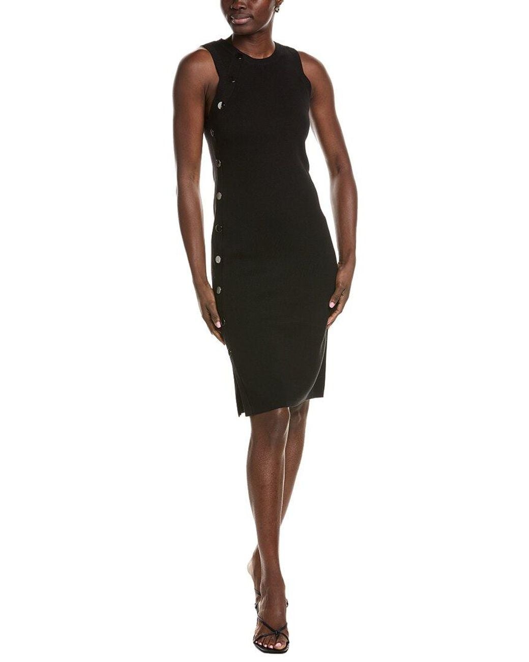 Minnie Rose Black Sheath Dress