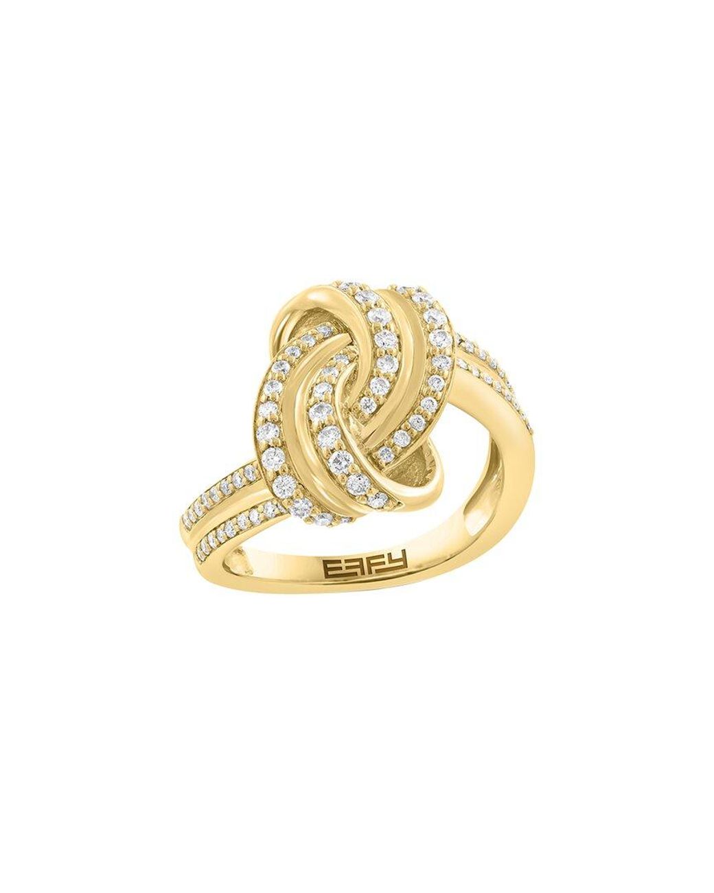 Effy Fine Jewelry Metallic 14K 0.47 Ct. Tw. Diamond Ring