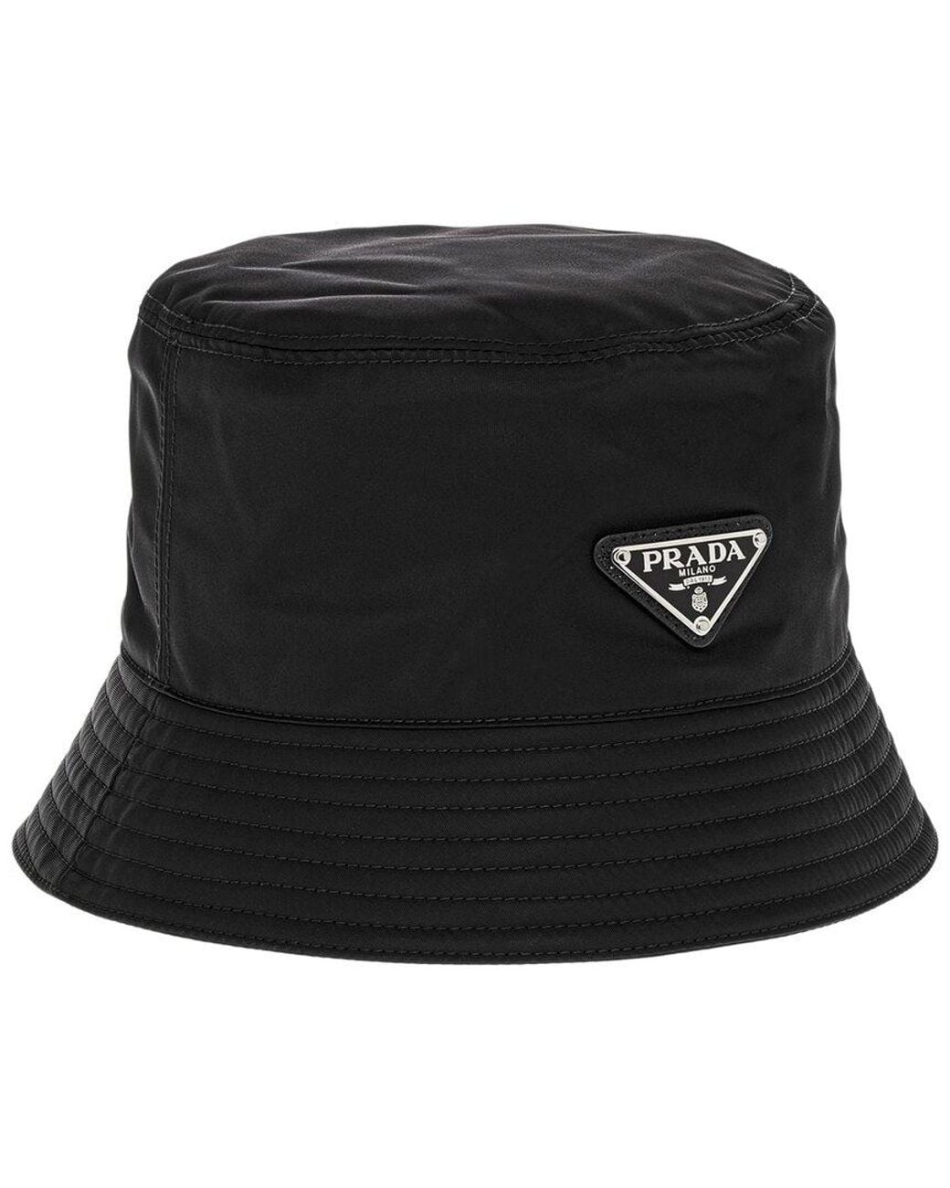 Prada Black Re-Nylon Bucket Hat