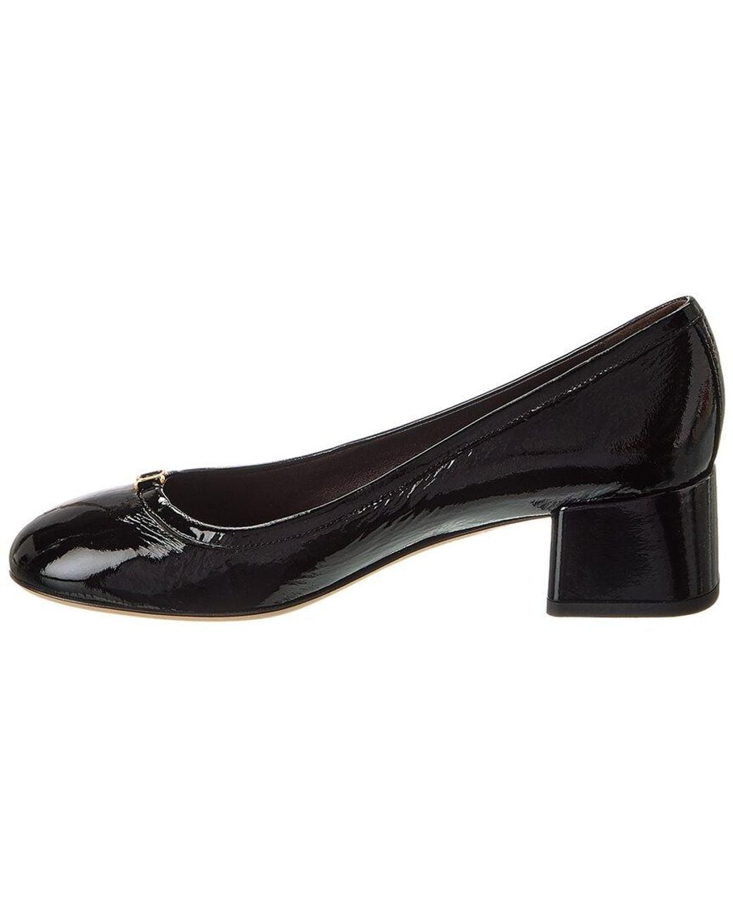 Chloé Black Marcie Patent Pump