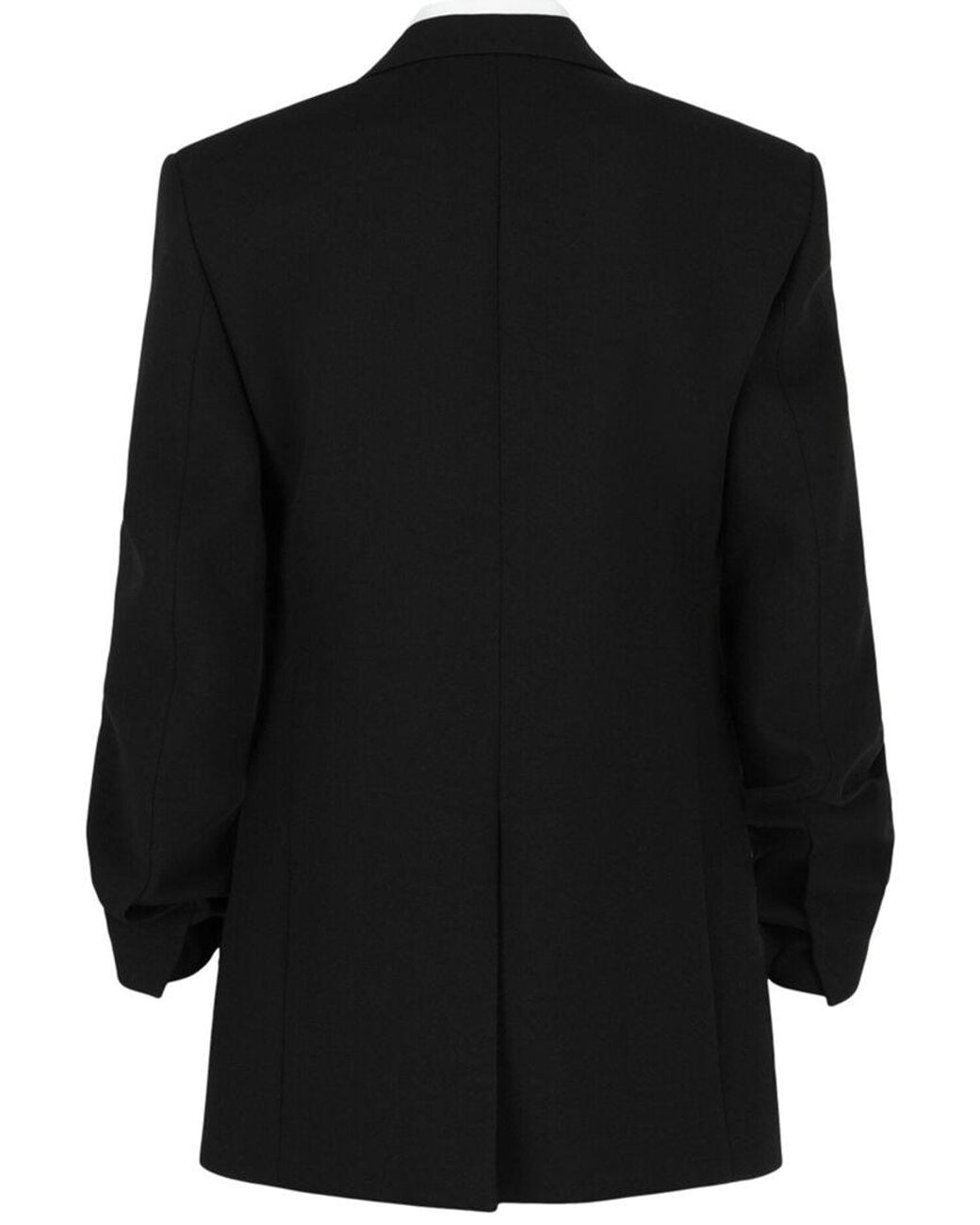 Ferragamo Black Silk Peaked Lapel Blazer for men
