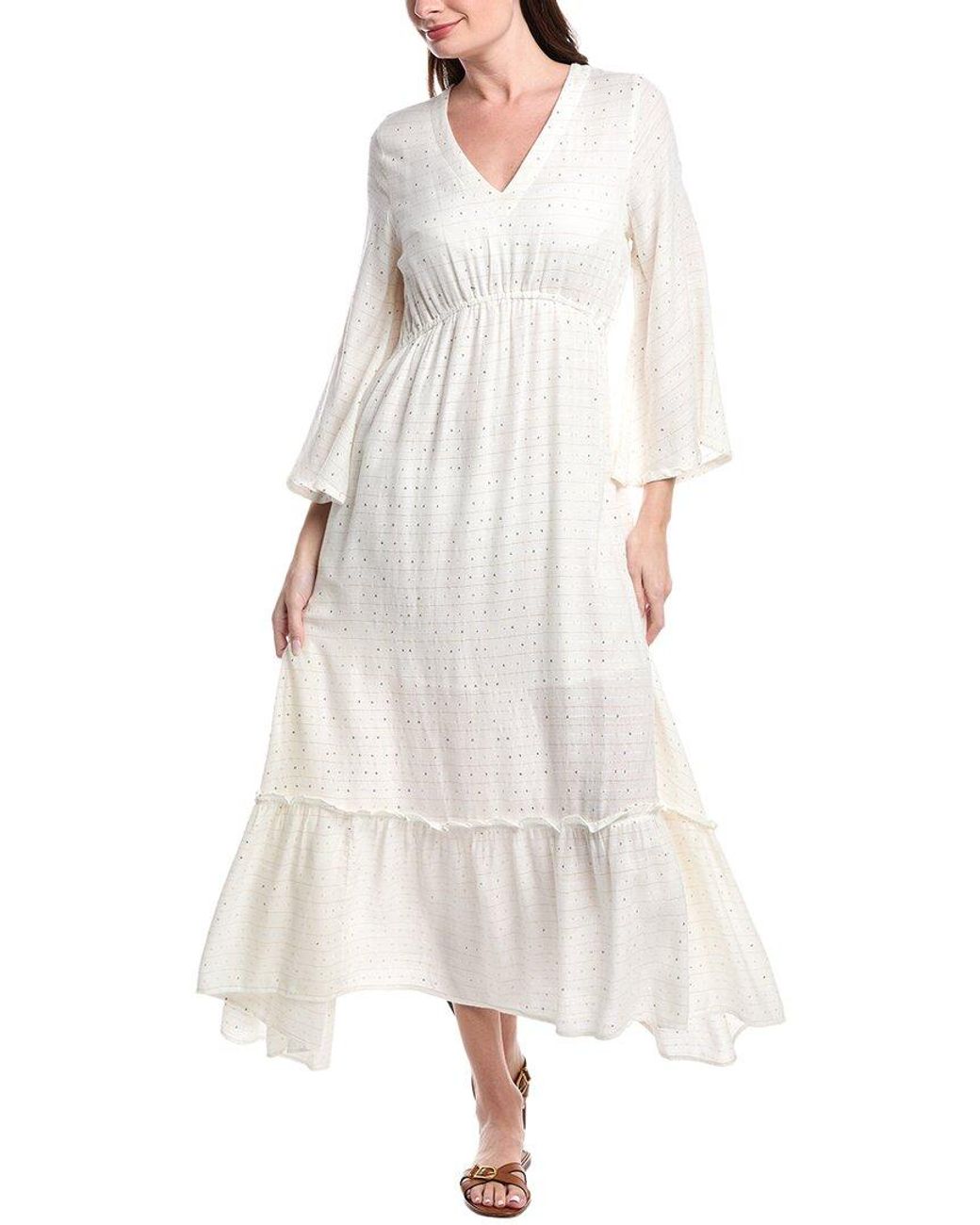 PQ Swim White Willa Long Dress