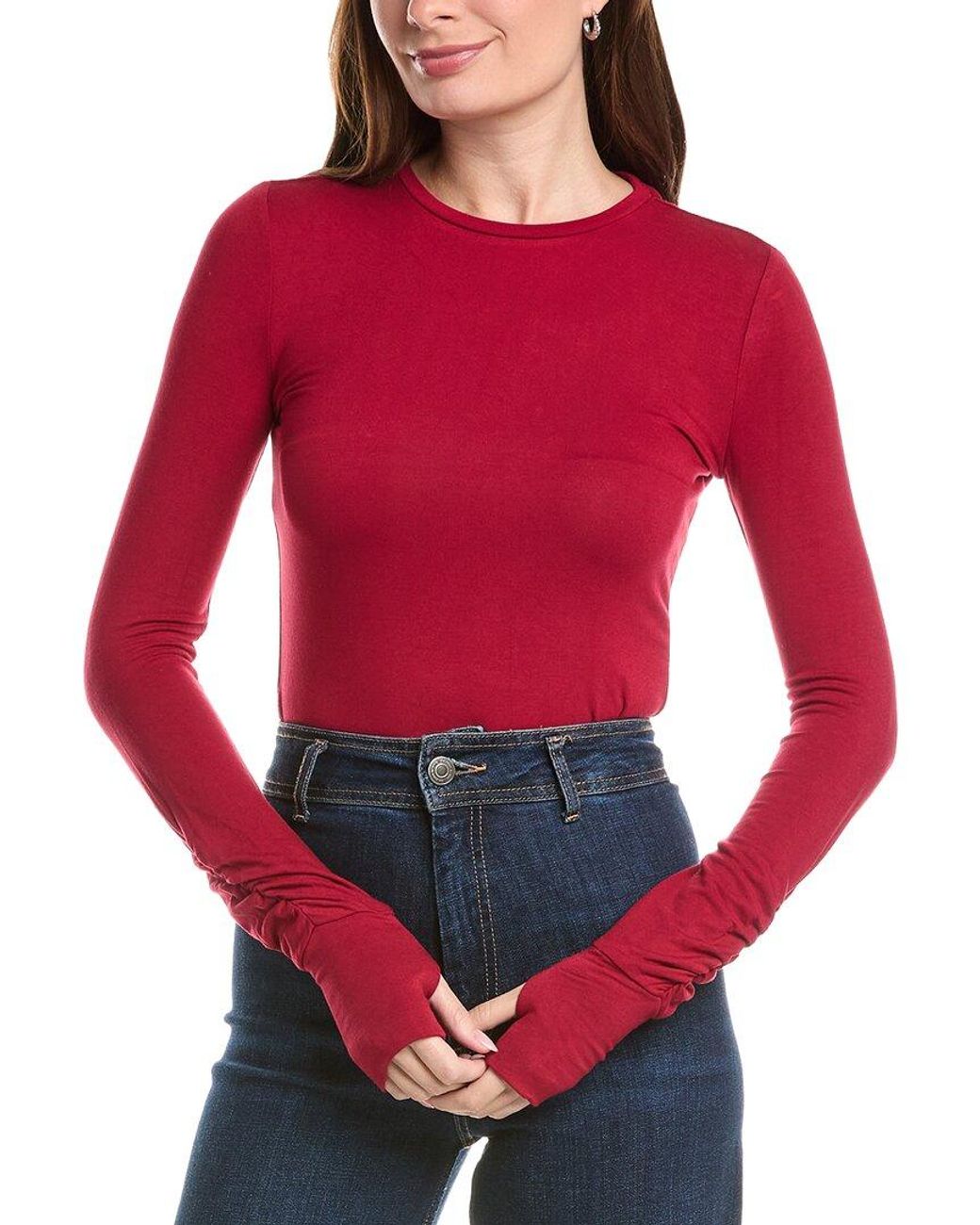 Walter Baker Red Caroline Top