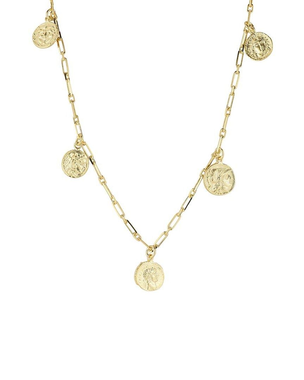 Sphera Milano Metallic 14K Plated Cz Necklace