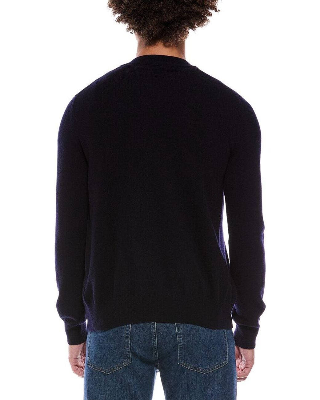 COMME DES GARÇONS PLAY Blue Heart Sleeve Cardigan for men