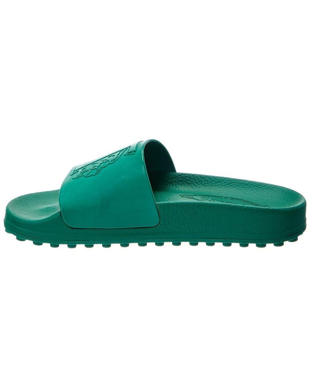 Tod's Green Gomma Rubber Slide