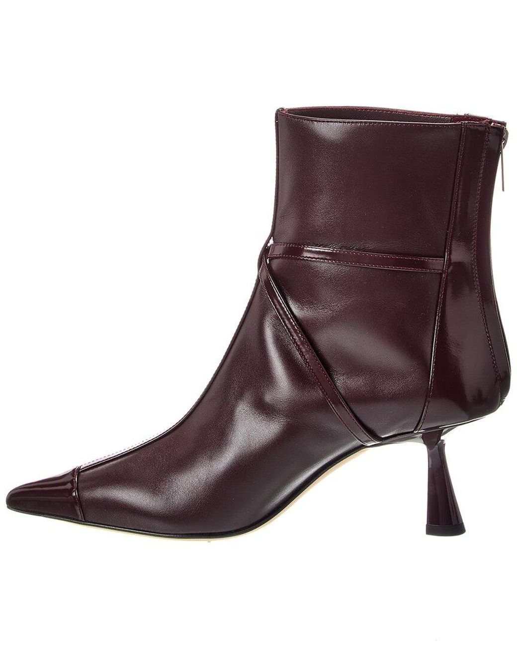 Jimmy Choo Brown Aren Ab 65 Leather Bootie