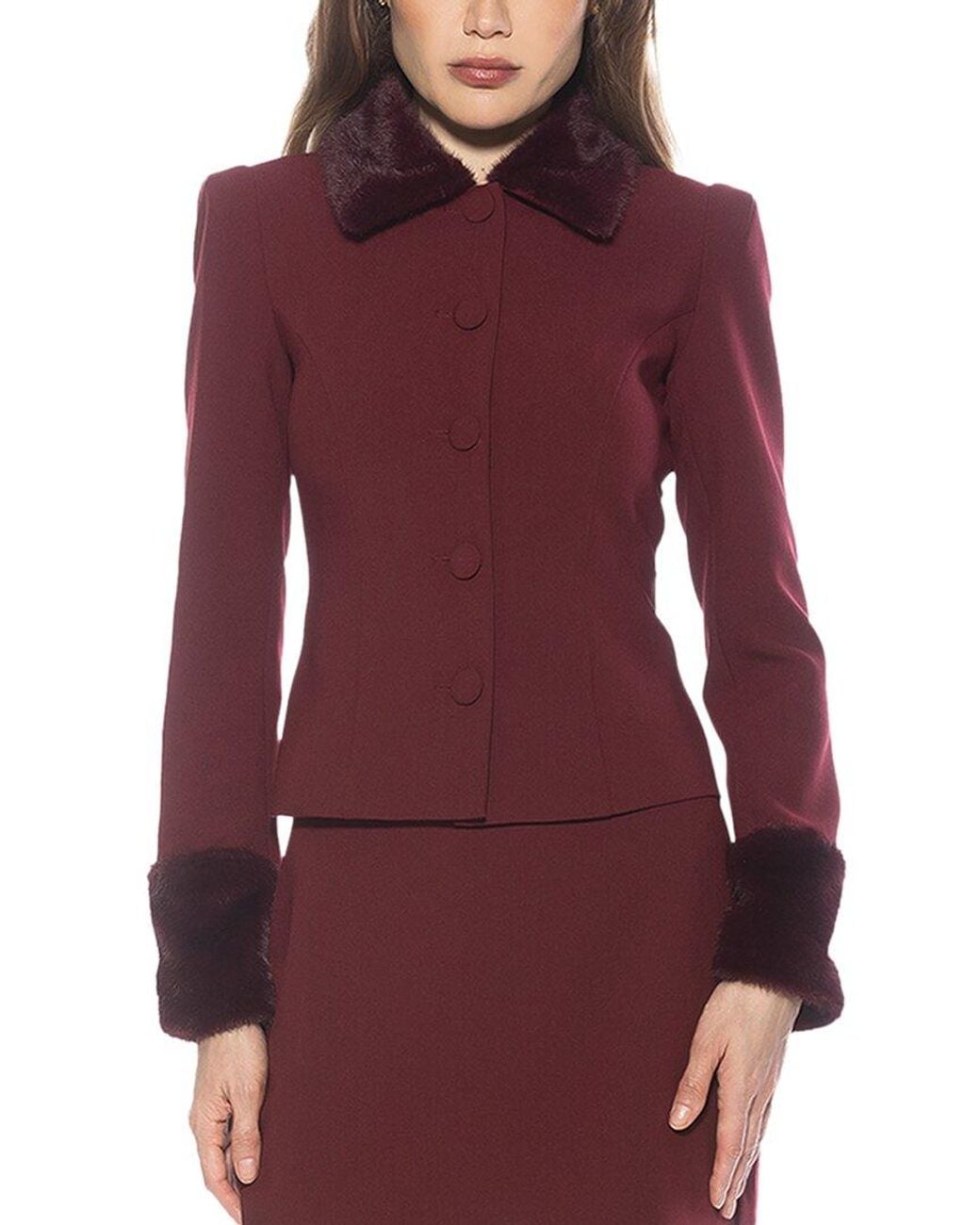 Alexia Admor Purple Fran Jacket