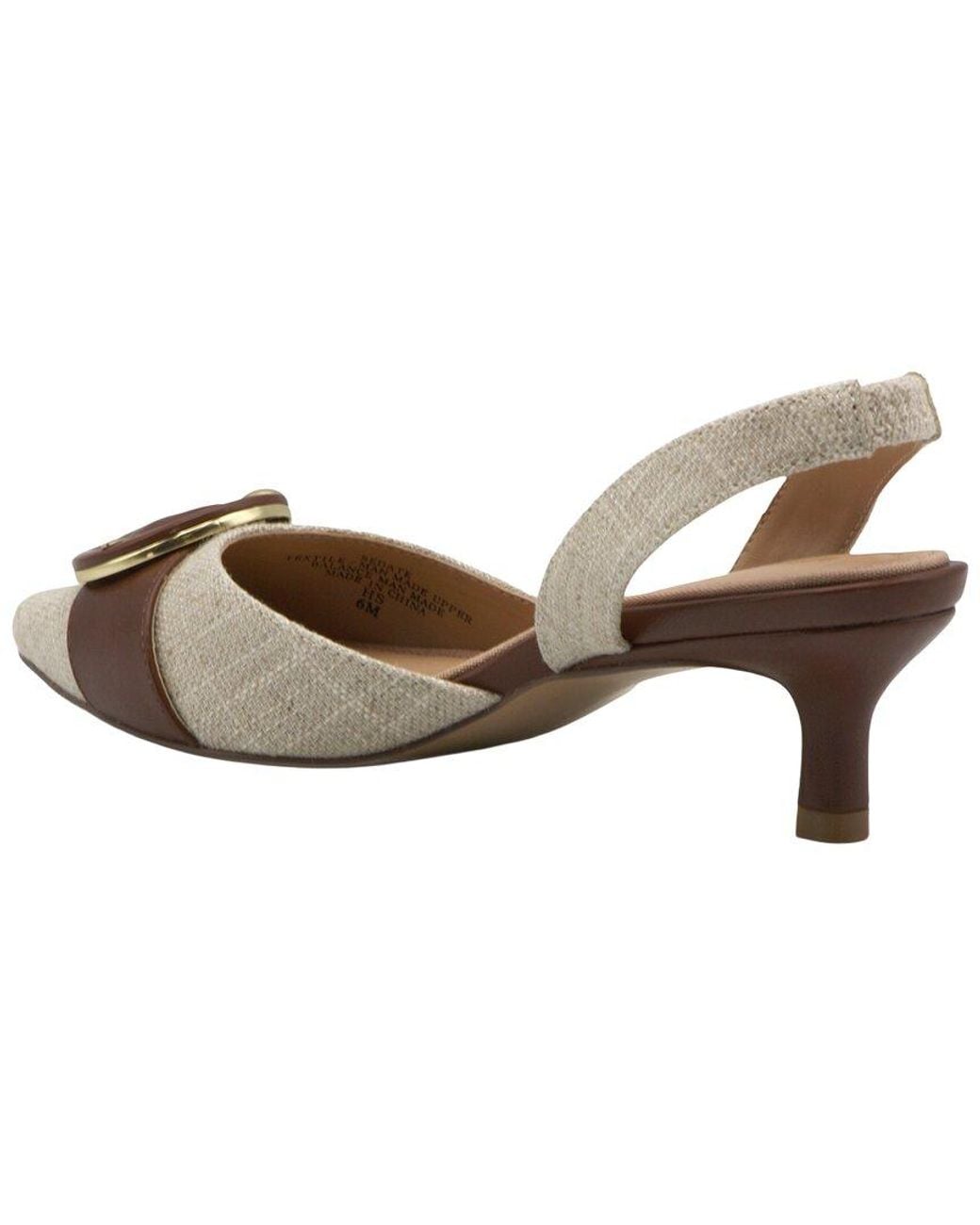 Adrienne Vittadini Metallic Sedate Pump