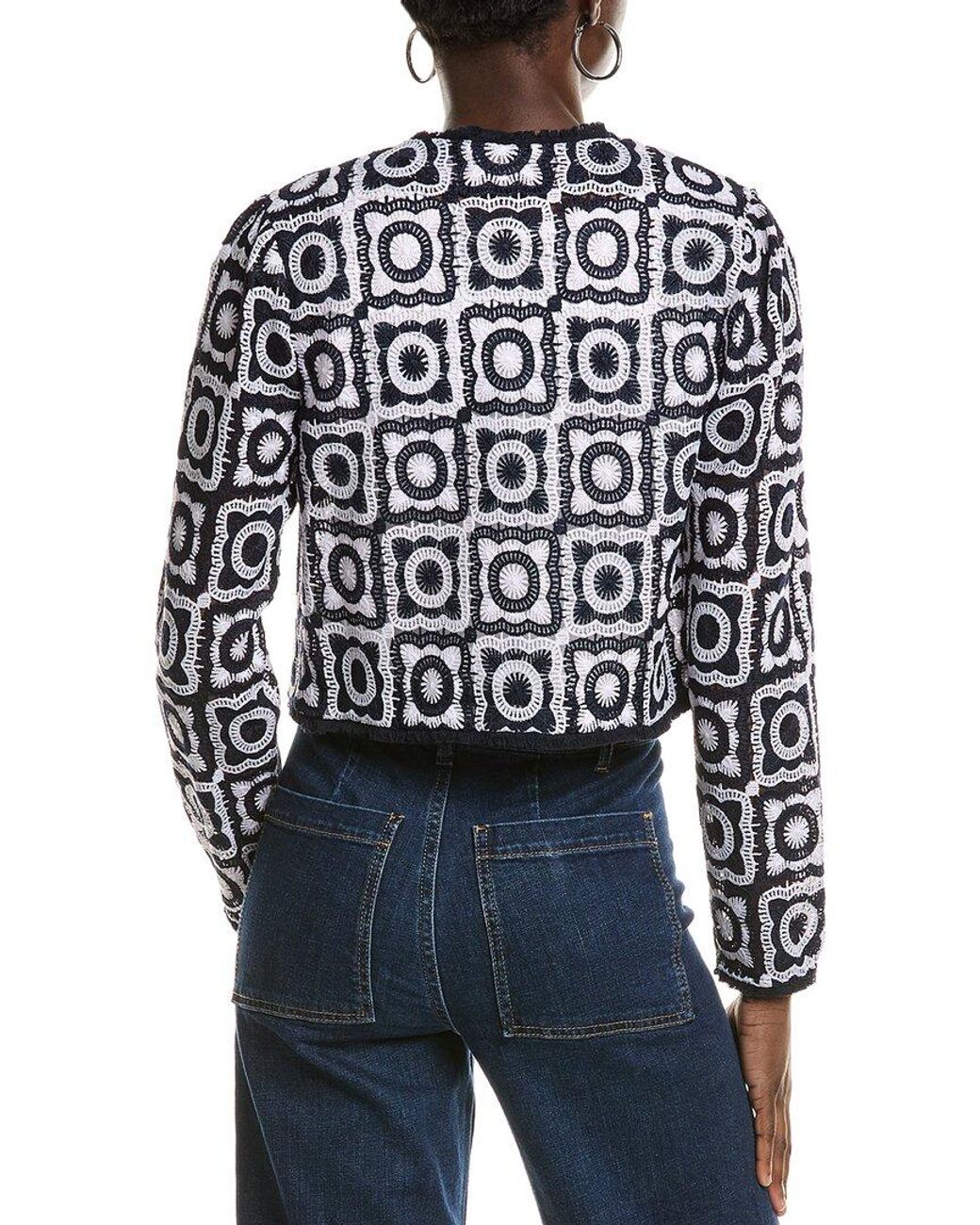 Ramy Brook Blue Ana Daniella Jacket