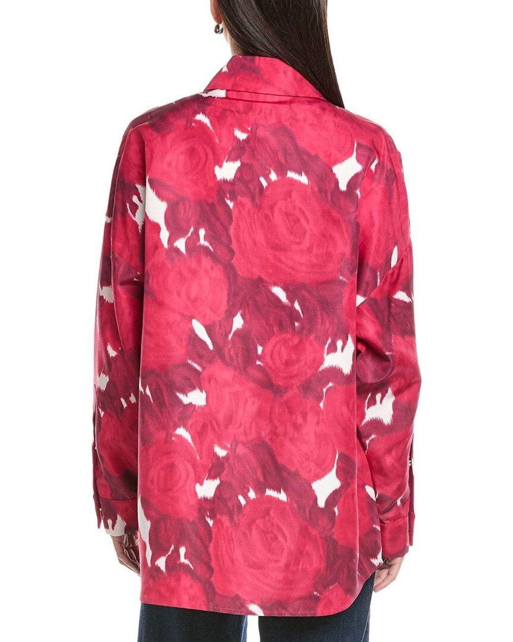 Valentino Red Silk Jacket