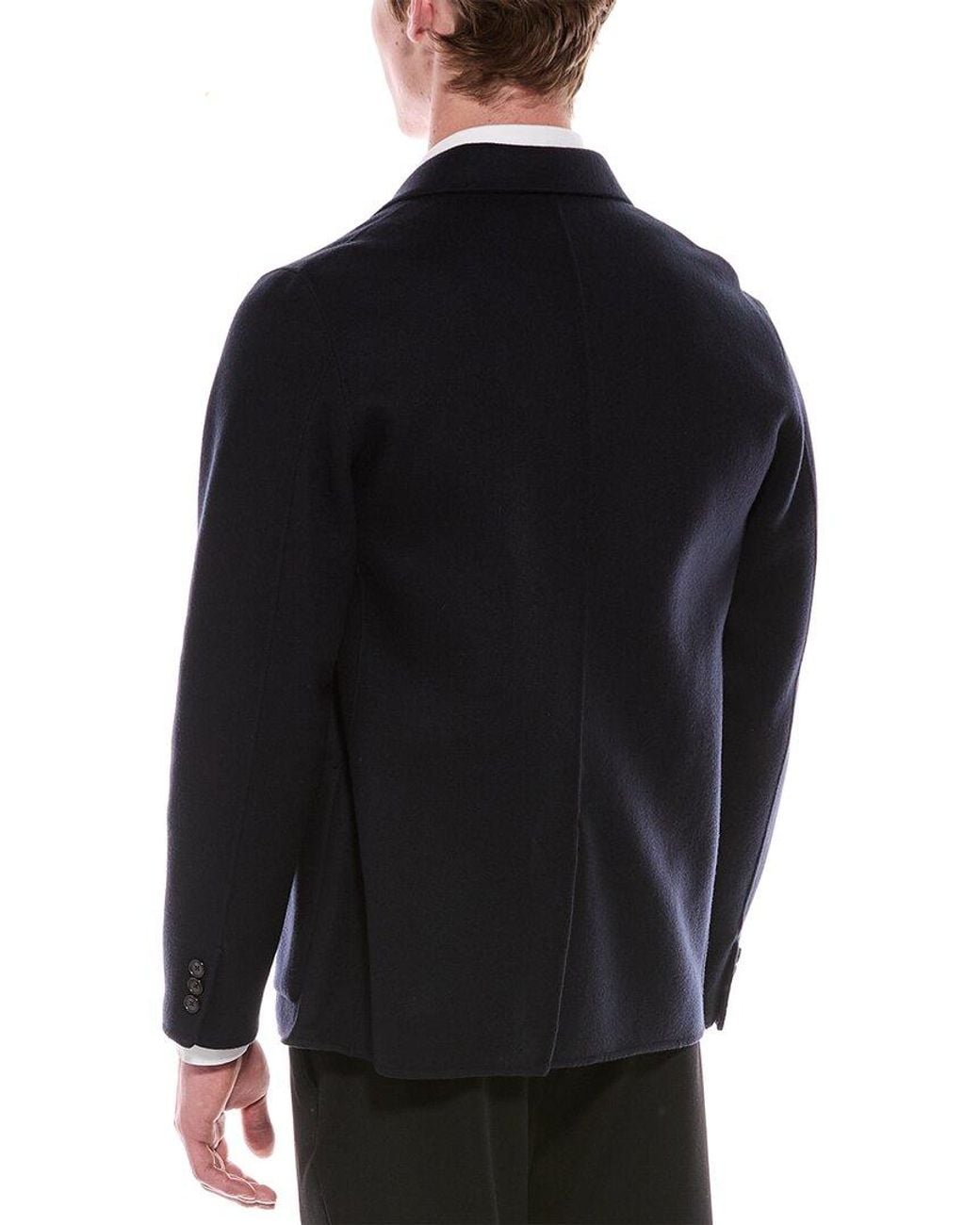 Vince Black Splitable Wool-Blend Blazer for men