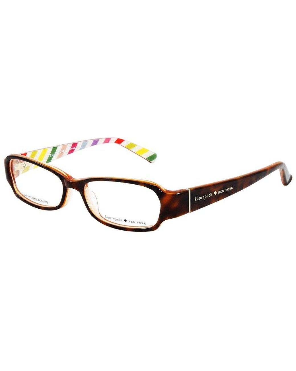Kate Spade White Gene 51Mm Optical Frames