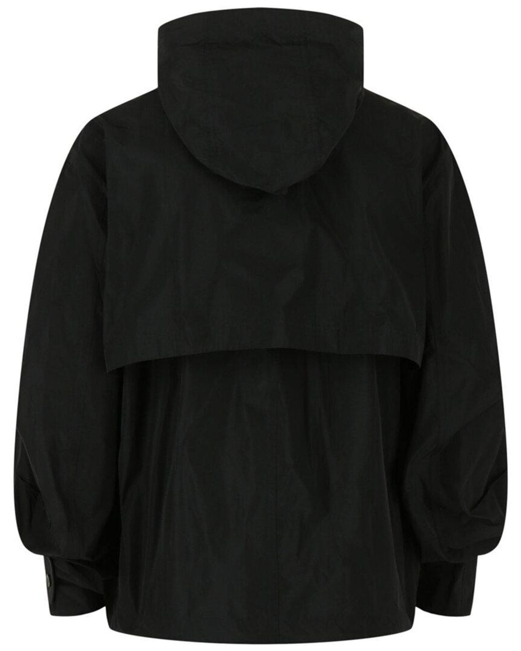 Ferragamo Black Hooded Windbreaker Jacket for men