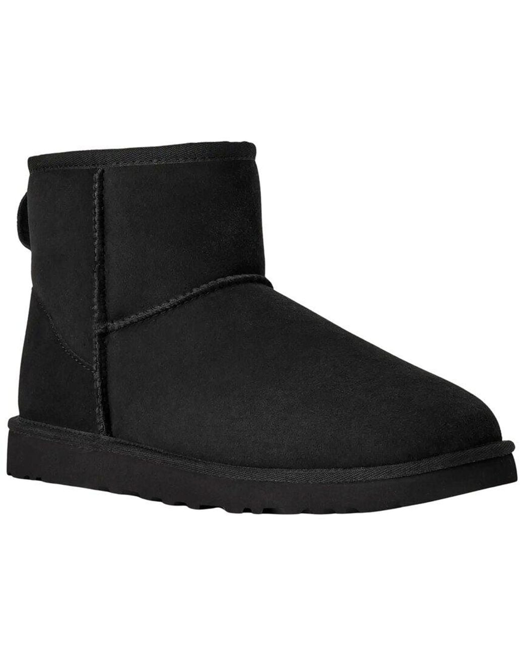 Ugg Black Classic Mini Sheepskin Boot for men