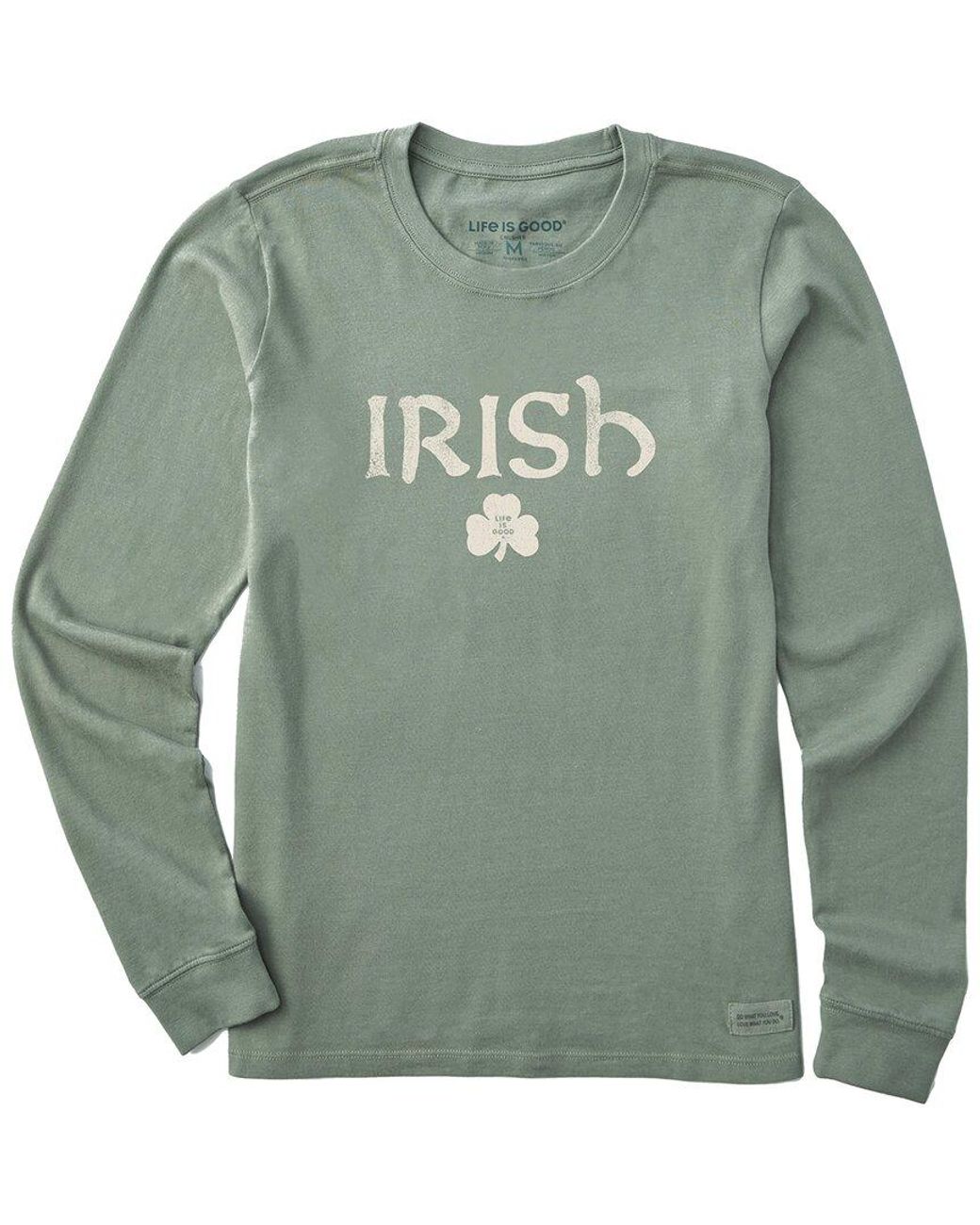 Life Is Good. Green Crusher T-Shirt