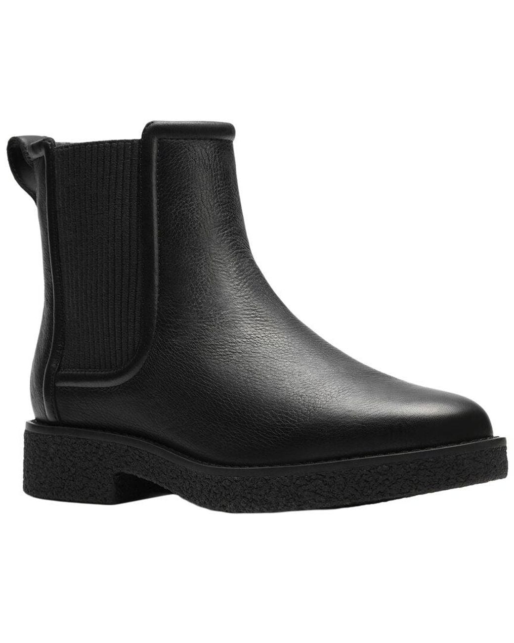 Clarks Black Nella Top Leather Boot
