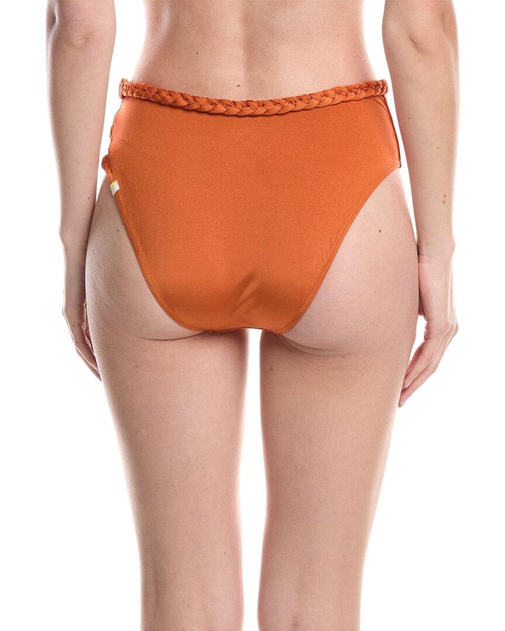 summersalt Orange The Braided High Leg High-Rise Bottom