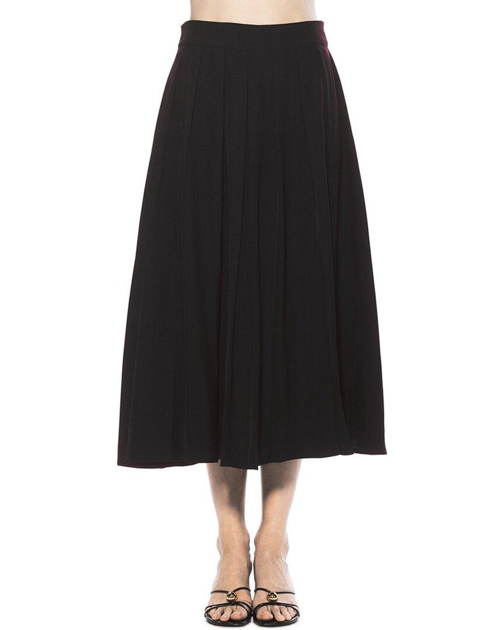 Alexia Admor Black Oren A-Line Skirt