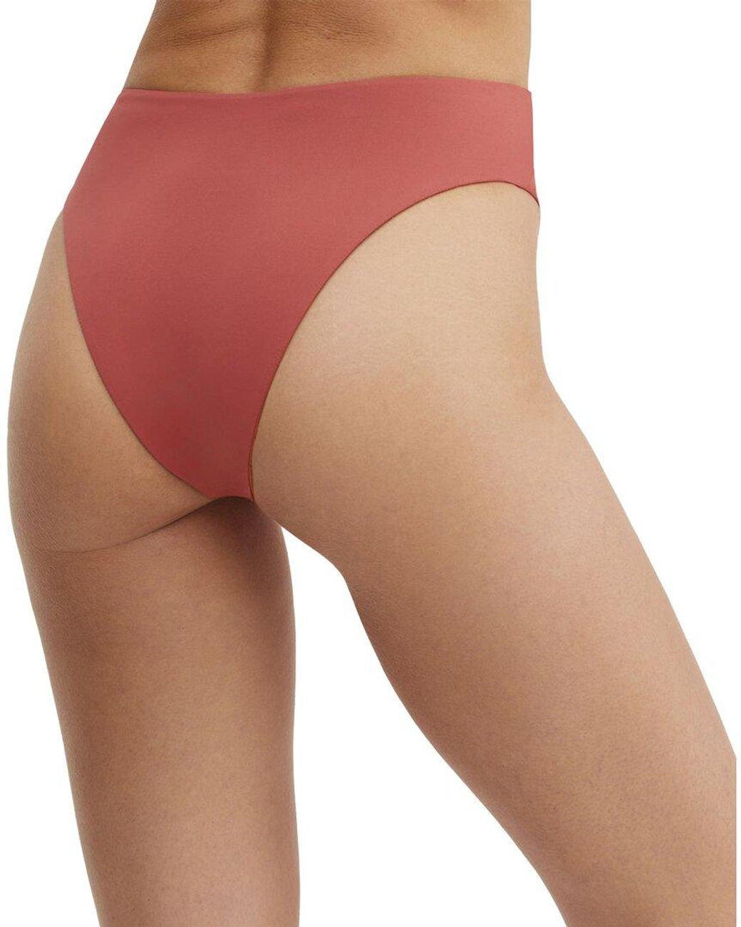 Au Naturel by Gottex Pink Golden Hour Tyra High Leg High Waist Bottom