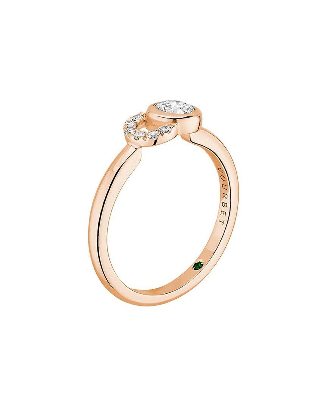 COURBET White 18K 0.35 Ct. Tw. Lab Grown Diamond Ring