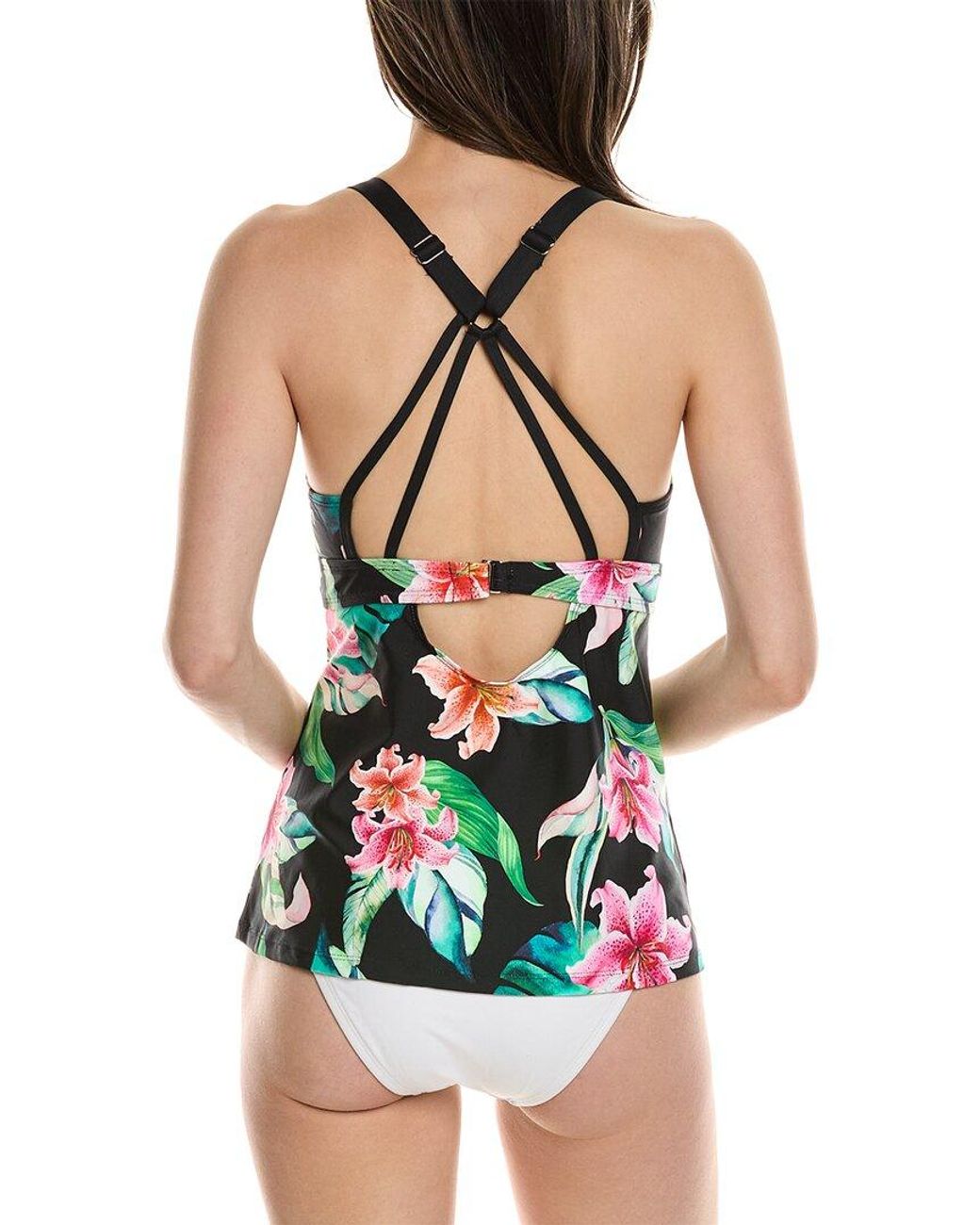 Next Black By Athena Lunge Tankini Top