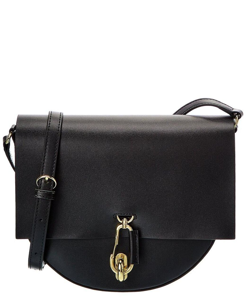 Zac Posen Zac Belay Leather Saddle Crossbody in Black Lyst