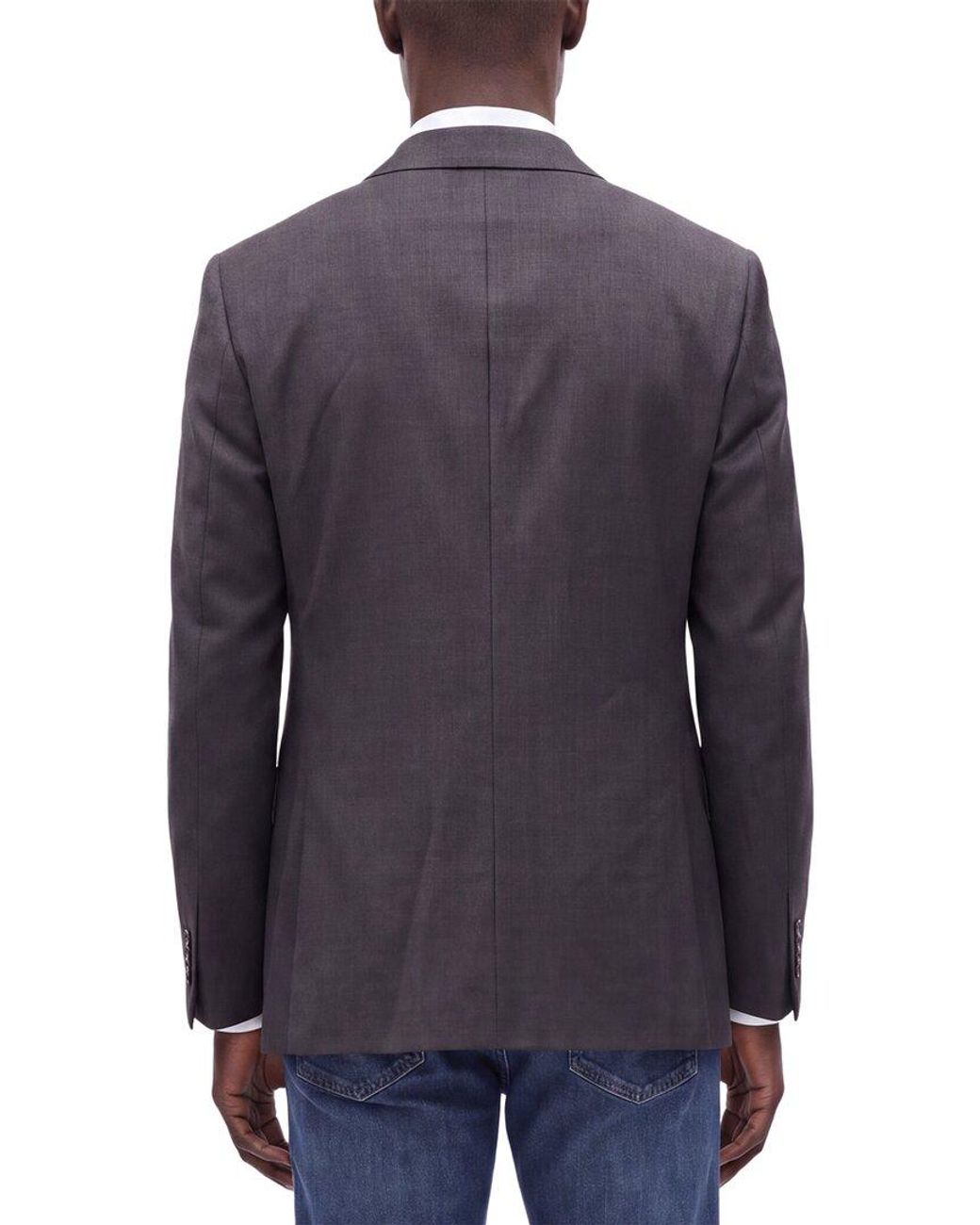Corneliani Blue Cc Collection Virgin Wool Blazer for men