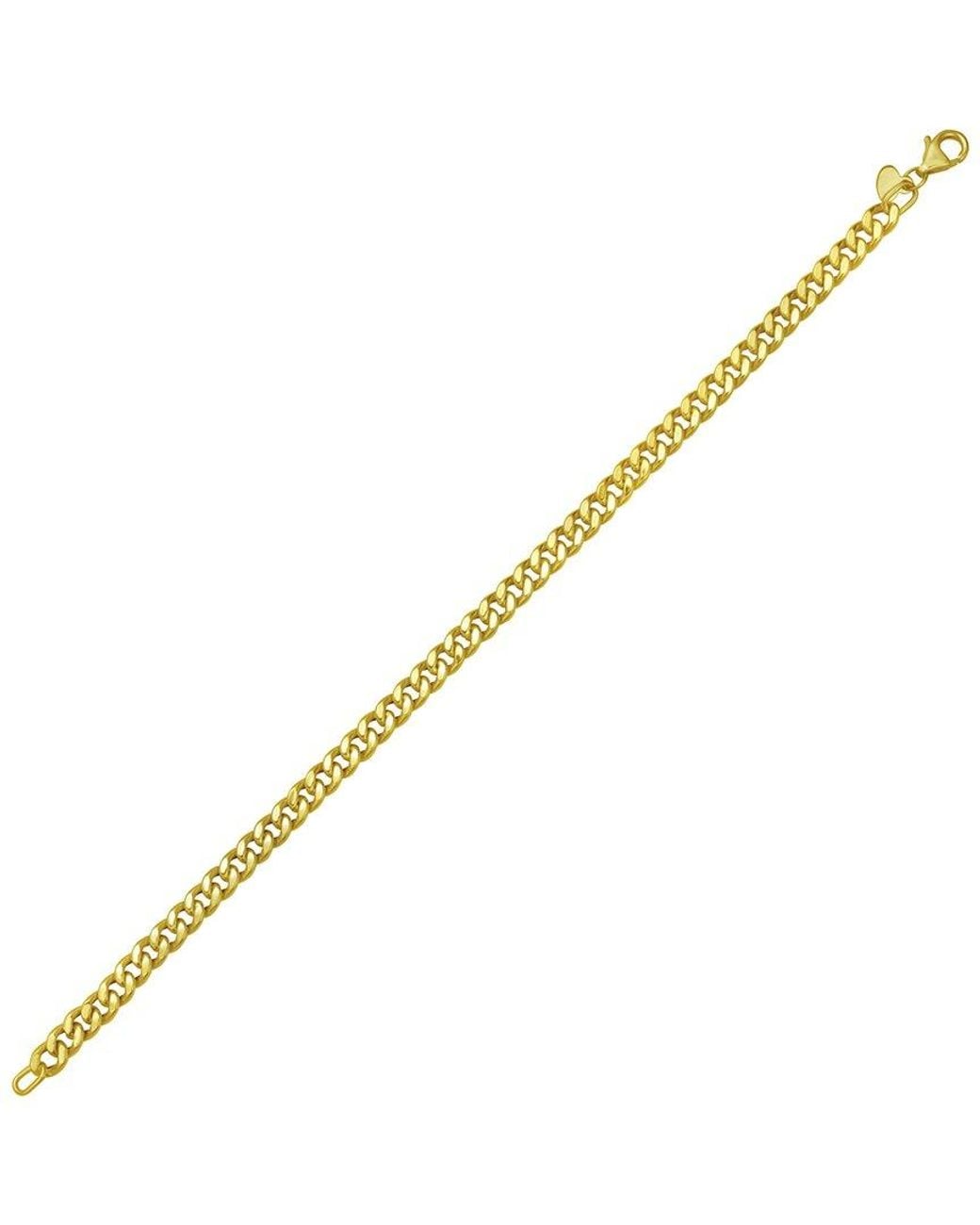 Italian Gold Metallic 14K Link Bracelet