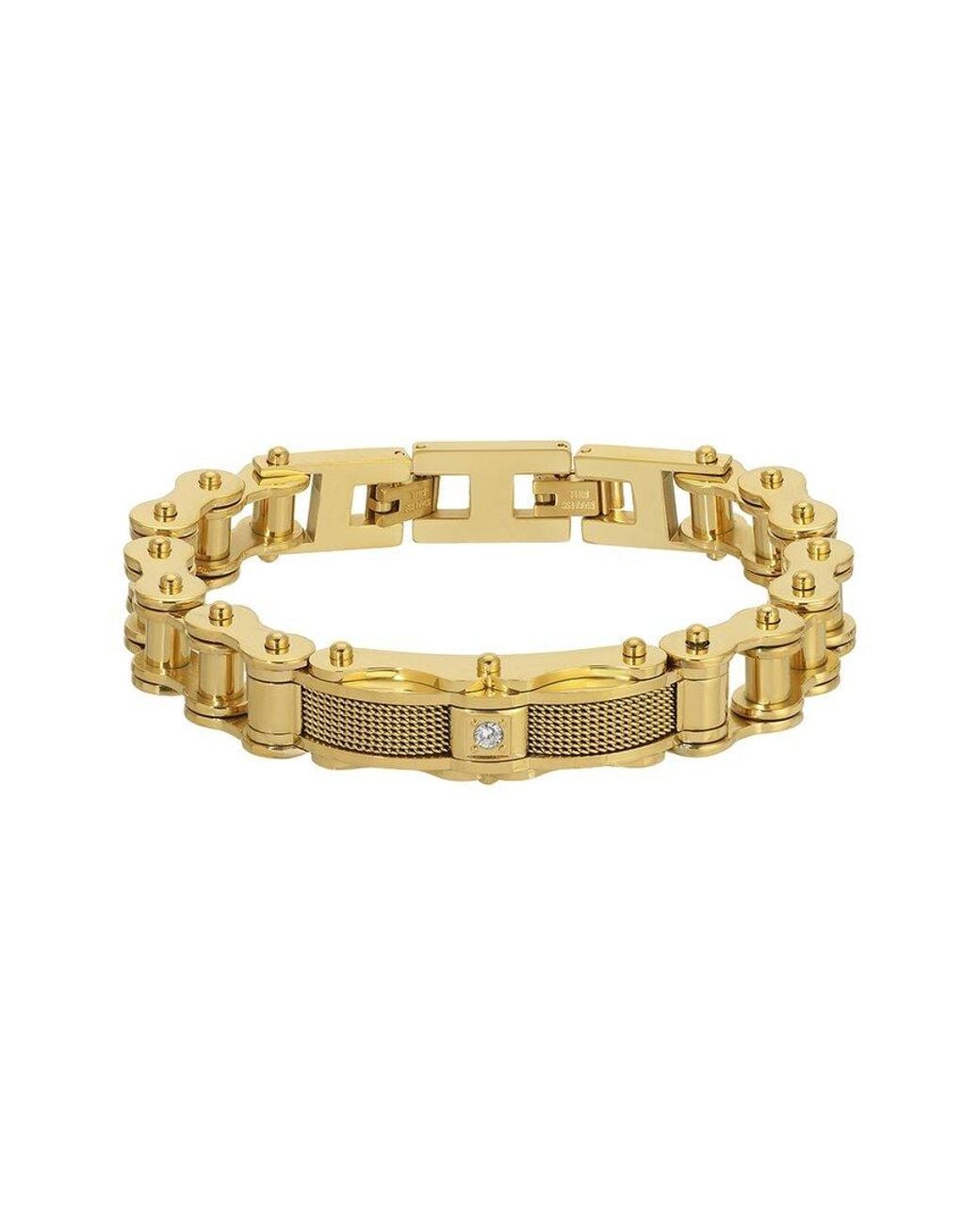 Eye Candy LA Metallic Cz Tara Chain Bracelet