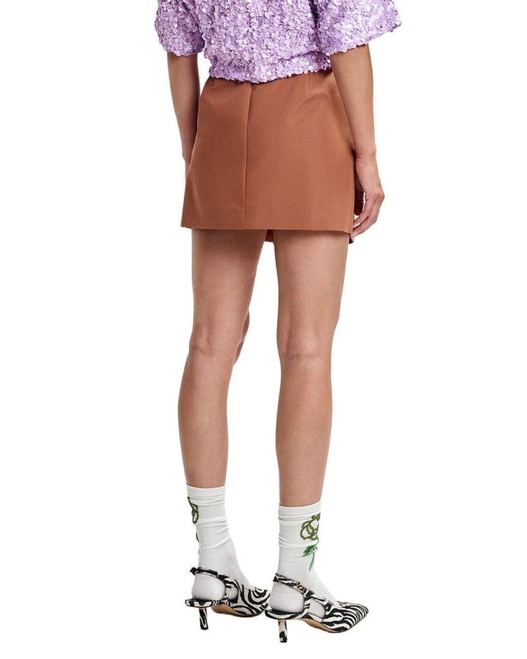 Essentiel Antwerp Orange Joyous Skirt